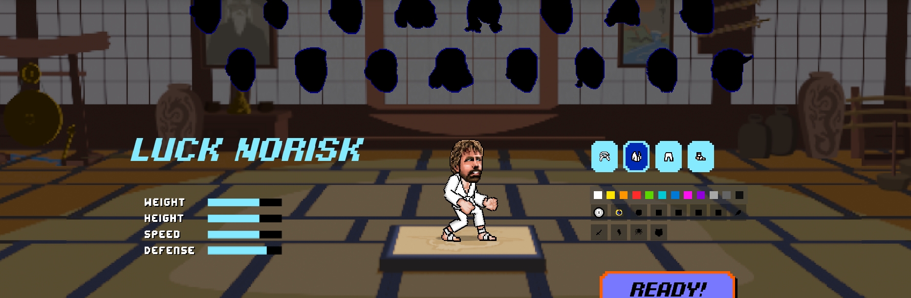 Karate Bros gameplay action