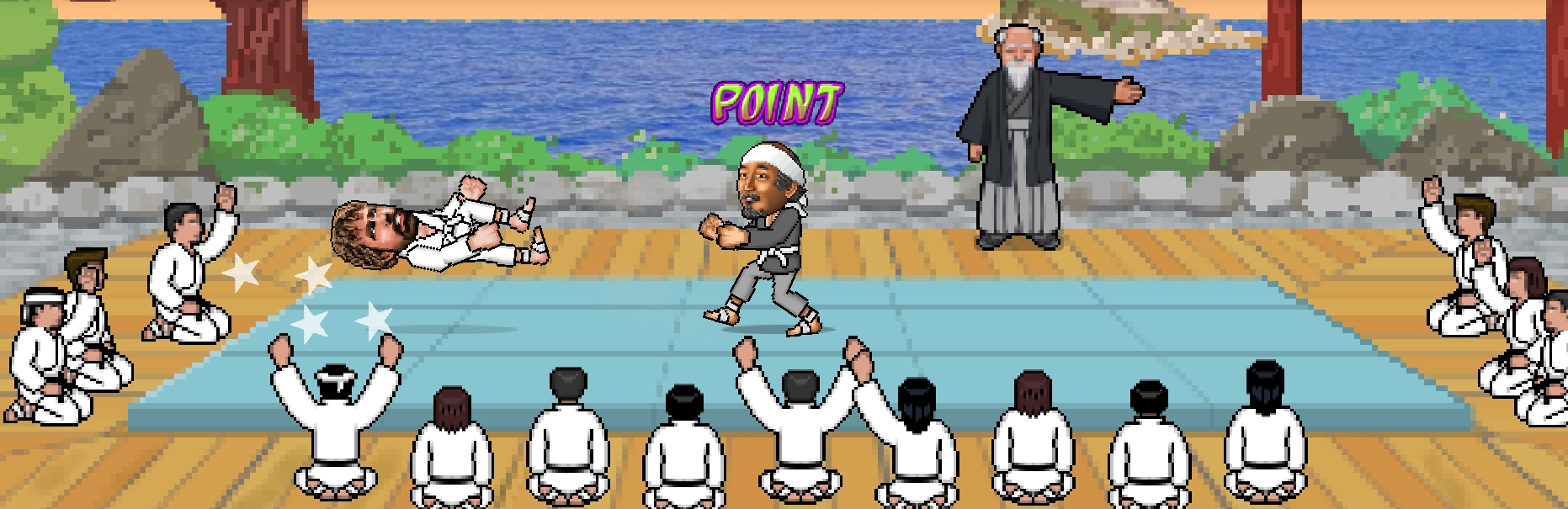 Karate Bros multiplayer mode